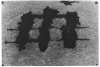 Image of Trois taches et trois lignes noires